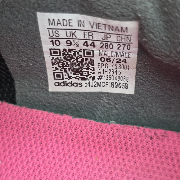 Adidas Mens Adizero Impact Turf Trainers Black White Baseball Shoes IH2645 Sz 10 - Picture 11 of 11